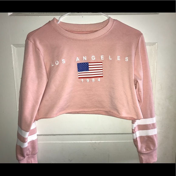 Romwe Los Angeles Cropped Sweater - Picture 1 of 1